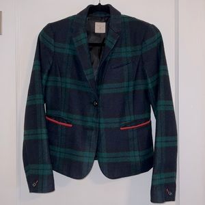 GAP Plaid Blazer in Size 0